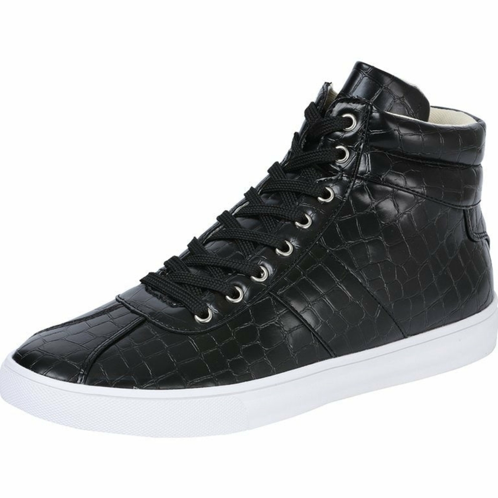Botines Sinteticos Casuales de Pu para Hombre 'El General' BLACK-42277